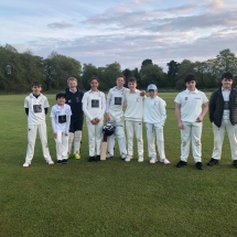 Carlton Eagles U14s after hitting 178 in 20 overs at Livingston