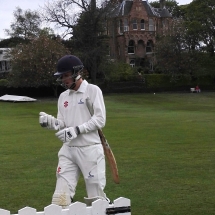 Tom Simpson after hitting 68 against Stewart&#039;s Melville