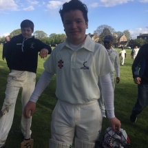 Charlie after hitting an unbeaten 68 for the 5s