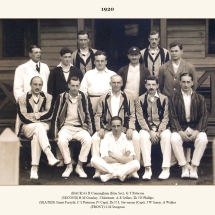 Carlton Cricket Club Men's 1st XI, 1920