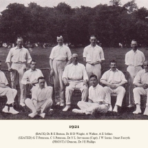 Carlton Cricket Club Men's 1st XI, 1921