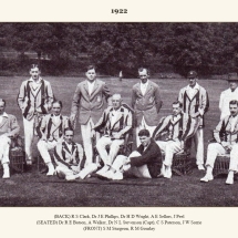 Carlton Cricket Club Men's 1st XI, 1922