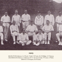 Carlton Cricket Club Men's 1st XI, 1923