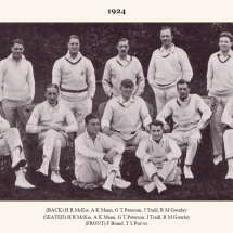Carlton Cricket Club Men's 1st XI, 1924