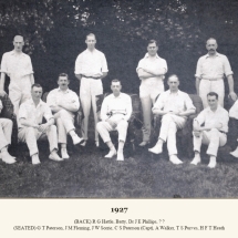 Carlton Cricket Club Men's 1st XI, 1927