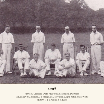 Carlton Cricket Club Men's 1st XI, 1938