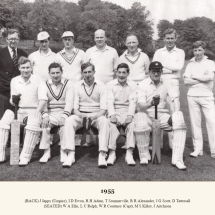 Carlton Cricket Club Men's 1st XI, 1955