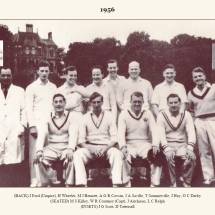 Carlton Cricket Club Men's 1st XI, 1956