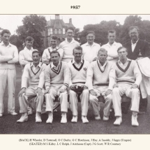 Carlton Cricket Club Men's 1st XI, 1957