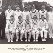 Carlton Cricket Club Men's 1st XI, 1958