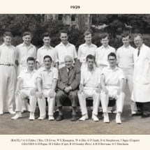 Carlton Cricket Club Men's 1st XI, 1959