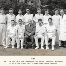 Carlton Cricket Club Men's 1st XI, 1959