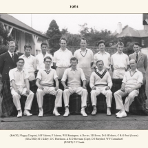 Carlton Cricket Club Men's 1st XI, 1961