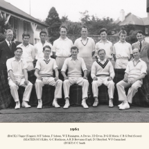 Carlton Cricket Club Men's 1st XI, 1961