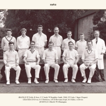 Carlton Cricket Club Men's 1st XI, 1962