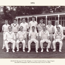 Carlton Cricket Club Men's 1st XI, 1963