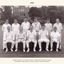 Carlton Cricket Club Men's 1st XI, 1965