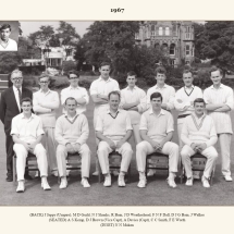 Carlton Cricket Club Men's 1st XI, 1967