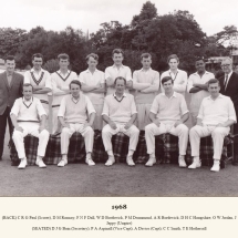 Carlton Cricket Club Men's 1st XI, 1968