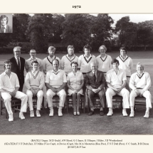 Carlton Cricket Club Men's 1st XI, 1972
