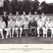 Carlton Cricket Club Men's 1st XI, 1972