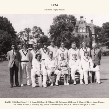 Carlton Cricket Club Men's 1st XI, 1974