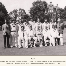 Carlton Cricket Club Men's 1st XI, 1974