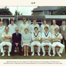 Carlton Cricket Club Men's 1st XI, 1978
