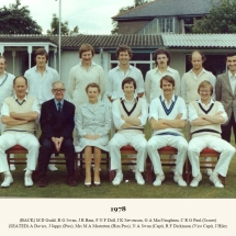 Carlton Cricket Club Men's 1st XI, 1978