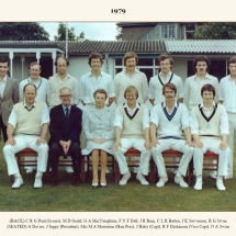 Carlton Cricket Club Men's 1st XI, 1979