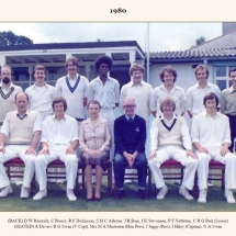 Carlton Cricket Club Men's 1st XI, 1980