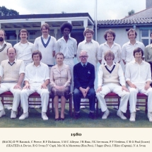 Carlton Cricket Club Men's 1st XI, 1980