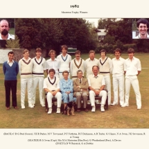 Carlton Cricket Club Men's 1st XI, 1982