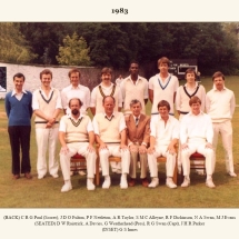Carlton Cricket Club Men's 1st XI, 1983