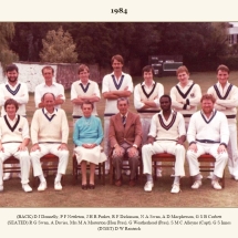 Carlton Cricket Club Men's 1st XI, 1984