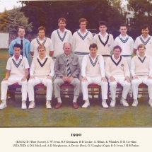 Carlton Cricket Club Men's 1st XI, 1990