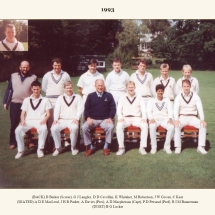 Carlton Cricket Club Men's 1st XI, 1993