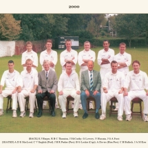 Carlton Cricket Club Men's 1st XI, 2000