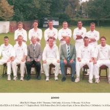 Carlton Cricket Club Men's 1st XI, 2000