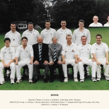 Carlton Cricket Club Men's 1st XI, 2002