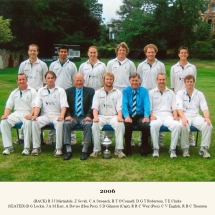 Carlton Cricket Club Men's 1st XI, 2006