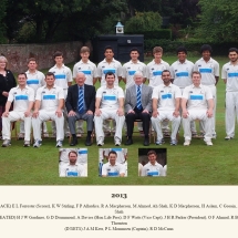 Carlton Cricket Club Men's 1st XI, 2013