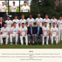 Carlton Cricket Club Men's 1st XI, 2014