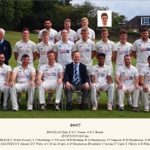 Carlton Cricket Club Men's 1st XI, 2017